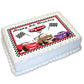 Cars Rectangle Edible Cake Topper