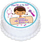 Doc McStuffins Round Edible Cake Topper
