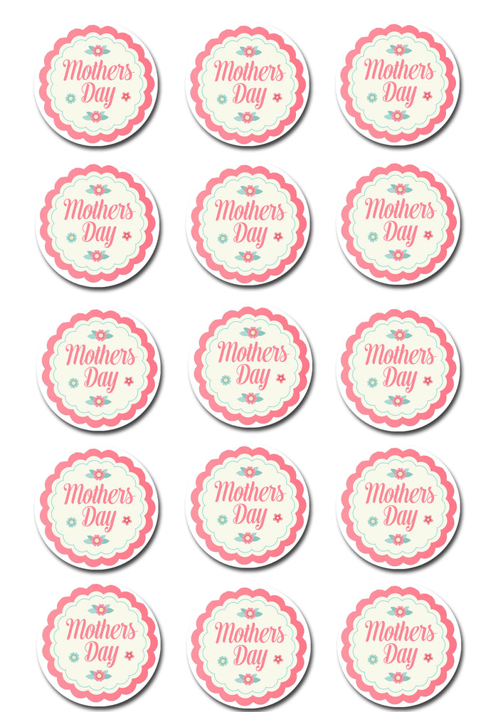 Mothers Day Edible Cupcake Toppers – Deezee Designs mothers-day-edible-cupcake-toppers-deezee-designs