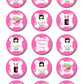 Pamper Spa Party Edible Cupcake Toppers