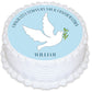 Confirmation Round Edible Cake Topper