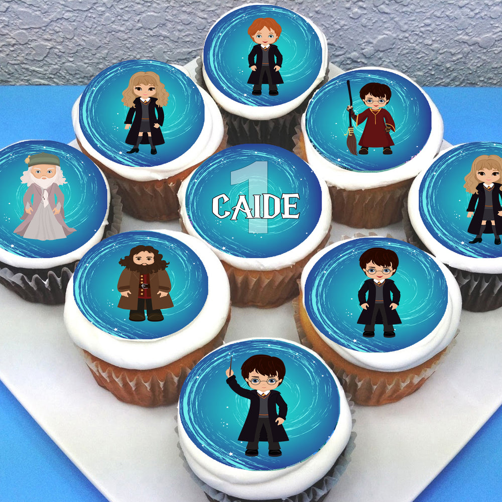 Harry Potter Edible Cupcake Toppers