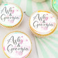 Engagement Wedding Pre-cut Edible Icing Cupcake or Cookie Toppers
