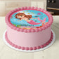 Mermaid Under The Sea Round Edible Cake Topper