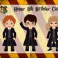 Harry Potter Inspired Rectangle Edible Icing Cake Topper