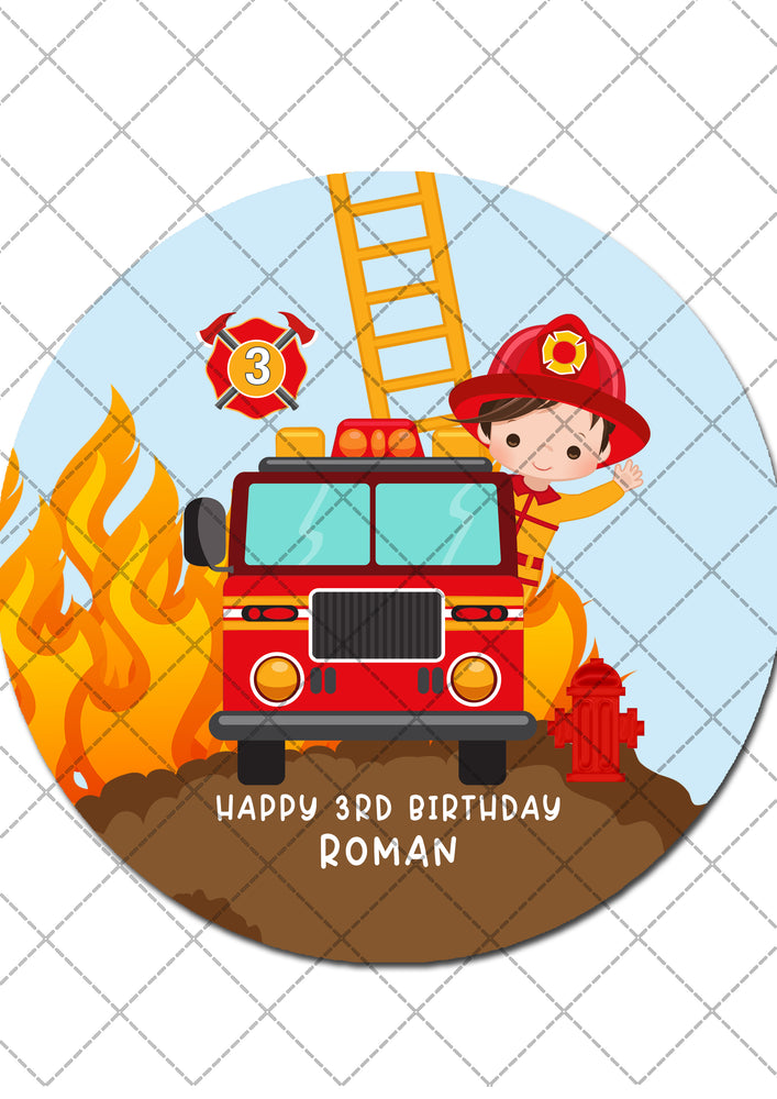 Fireman Birthday Party Supplies, Set of Happy Birthday Banner Fire Engine  Firefighter Fire Truck Foil Balloons and Latex 12 Inch Balloons - Walmart .com