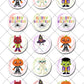 Halloween Pre-cut Edible Icing Cupcake or Cookie Toppers