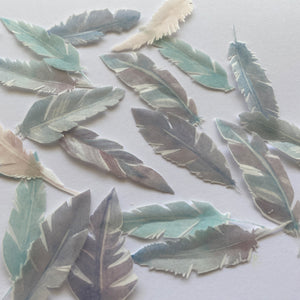 Pre-cut Edible Wafer Feathers